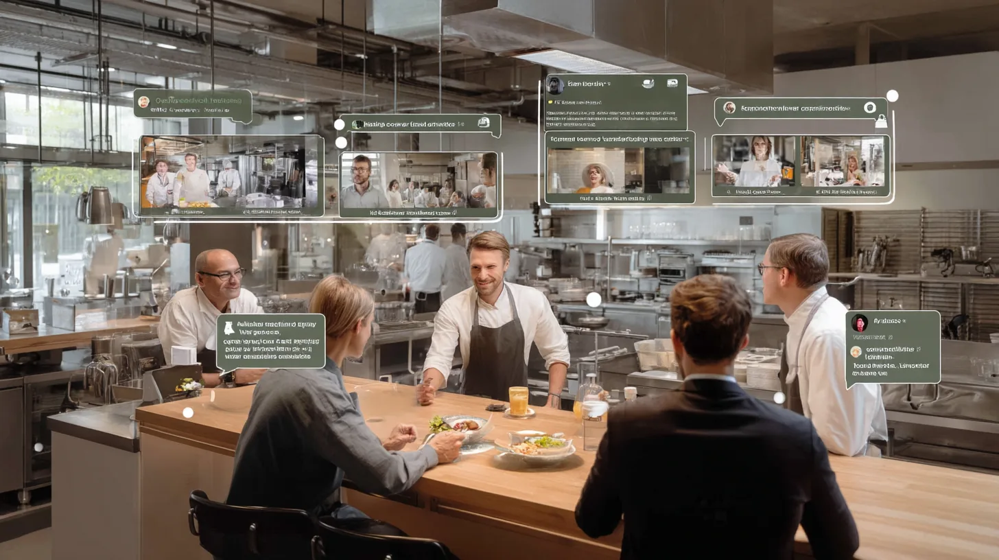 Operational channels across kitchen and equipment