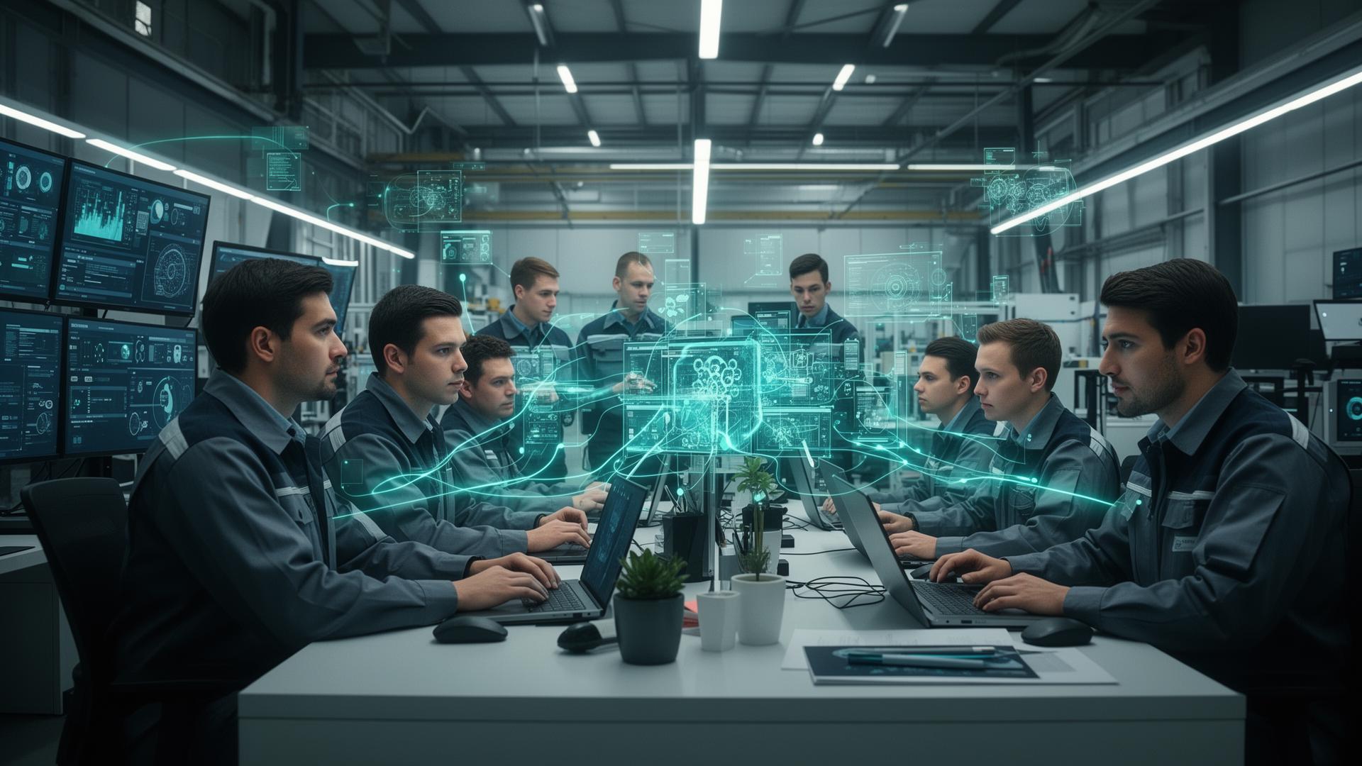 Distributed frontline team coordinating through unified operational intelligence