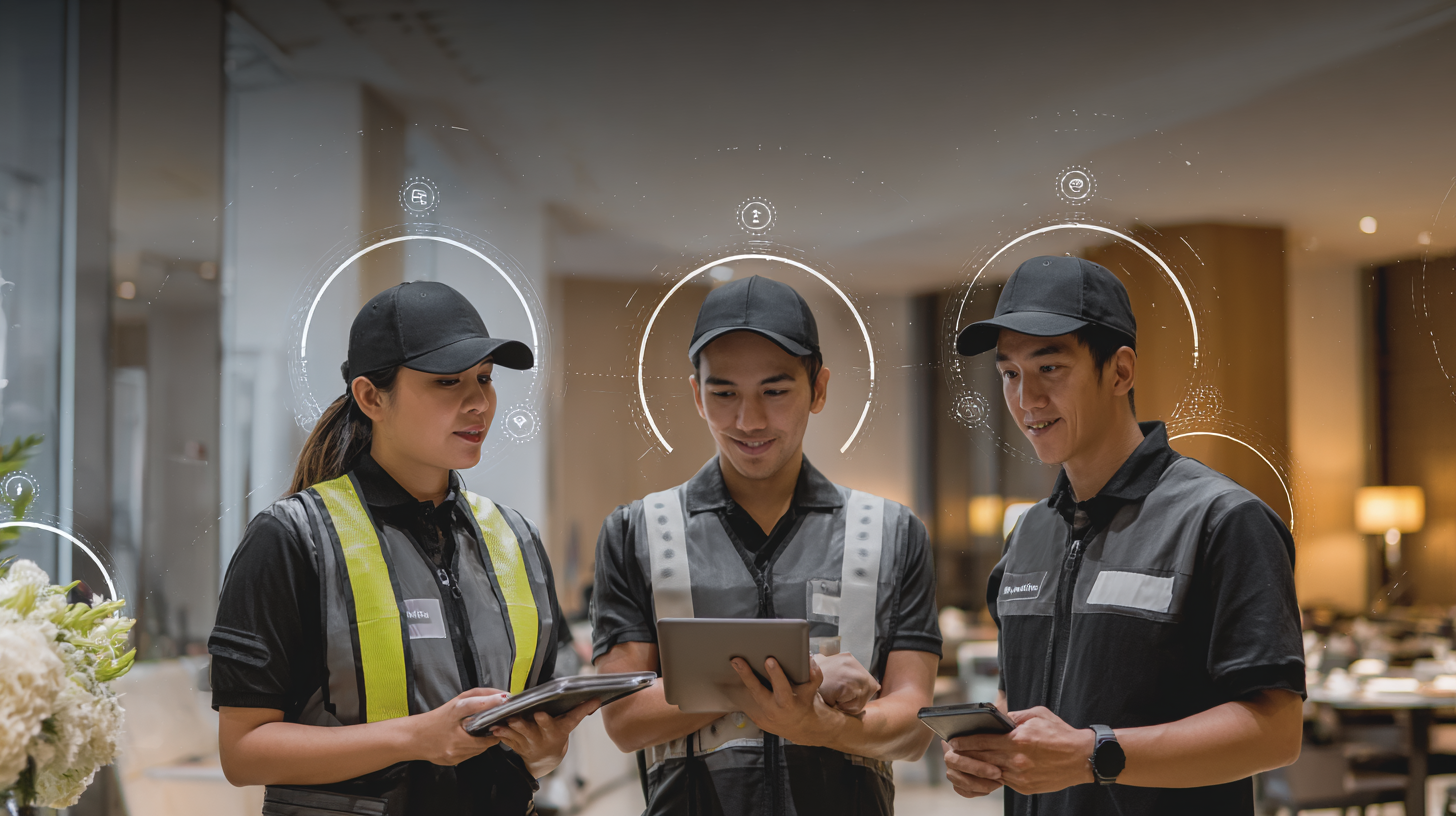 How do cleaners record the work?