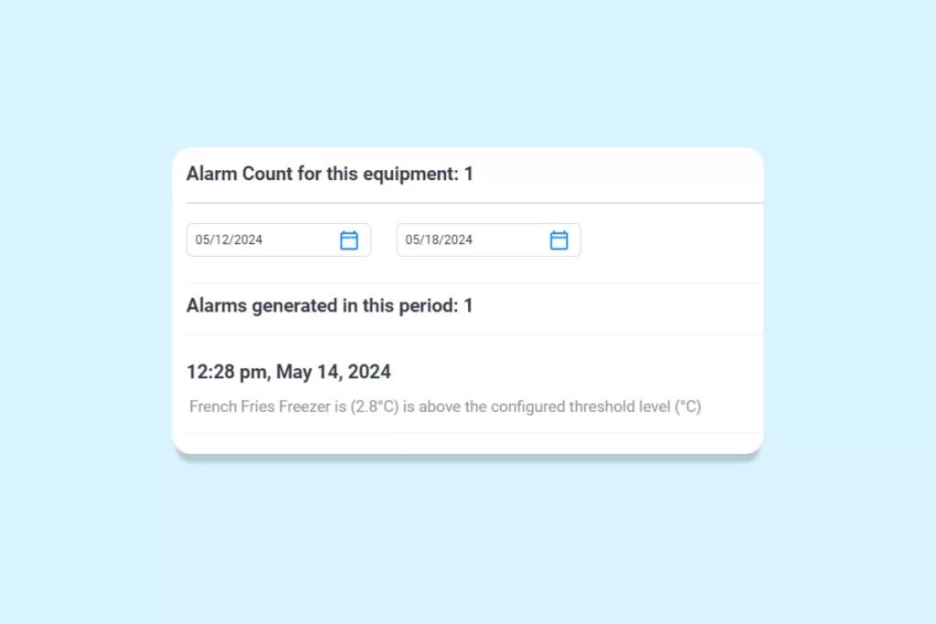 Incident Management alarm counts